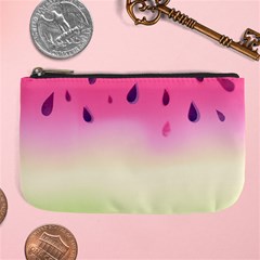 Watermelon Pastel Gradient Pink Watermelon Pastel Gradient Large Coin Purse