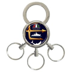 Iranian Navy Marine Corps Badge 3-ring Key Chains by abbeyz71