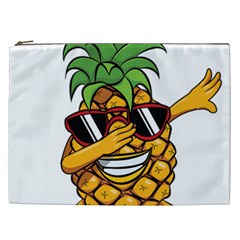 Dabbing Pineapple Sunglasses Shirt Aloha Hawaii Beach Gift Cosmetic Bag (xxl)