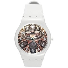 Statehouse Rotunda Floor Round Plastic Sport Watch (m)