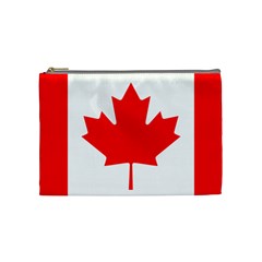 National Flag Of Canada Cosmetic Bag (medium) by abbeyz71