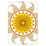 Rosette Model Ornament Braid Removable Flap Cover (L) Front