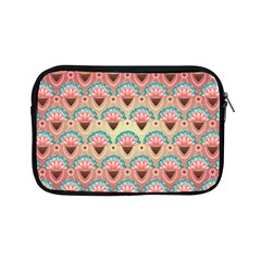 Background Floral Pattern Pink Apple Ipad Mini Zipper Cases by HermanTelo
