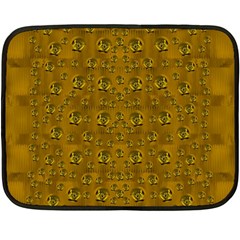 Freedom And Spectacular Butterflies Double Sided Fleece Blanket (mini) 