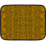 Freedom And Spectacular Butterflies Double Sided Fleece Blanket (Mini)  35 x27  Blanket Back