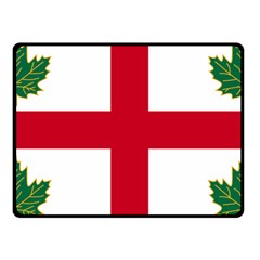 Flag Of Anglican Church Of Canada Fleece Blanket (small) by abbeyz71