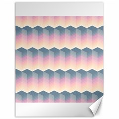 Seamless Pattern Background Block Pink Canvas 12  X 16 