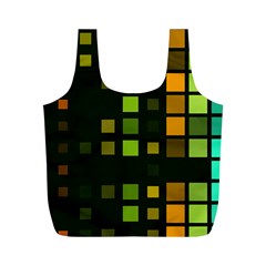 Abstract Plaid Full Print Recycle Bag (m) by HermanTelo