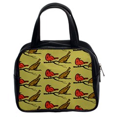 Bird Animal Nature Wild Wildlife Classic Handbag (two Sides) by HermanTelo