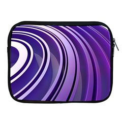 Circle Concentric Render Metal Apple Ipad 2/3/4 Zipper Cases by HermanTelo