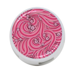 Pattern Doodle Design Drawing 4-port Usb Hub (one Side)