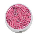 Pattern Doodle Design Drawing 4-Port USB Hub (One Side) Front