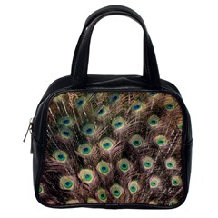 Bird Peacock Tail Feathers Classic Handbag (one Side) by Pakrebo
