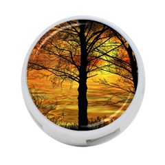 Nature Sunset Landscape Sun 4-port Usb Hub (one Side)