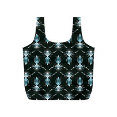 Seamless Pattern Background Black Full Print Recycle Bag (s) by HermanTelo