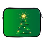 Christmas Tree Green Apple iPad 2/3/4 Zipper Cases Front