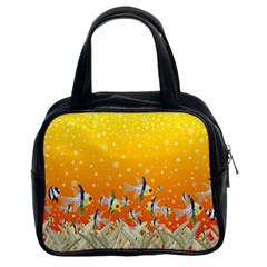 Fish Snow Coral Fairy Tale Classic Handbag (two Sides) by HermanTelo