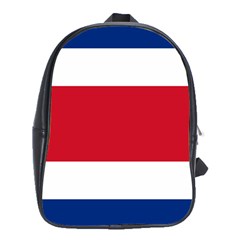 National Flag Of Costa Rica School Bag (xl) by abbeyz71