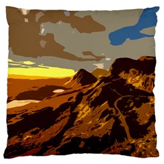 Scotland Monti Mountains Mountain Standard Flano Cushion Case (two Sides)