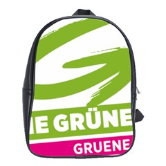 Logo Of Austrian Green Party School Bag (xl) by abbeyz71