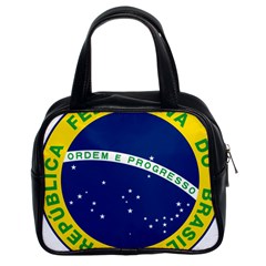 National Seal Of Brazil Classic Handbag (two Sides) by abbeyz71