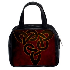 Celtic Spiritual Pattern Art Classic Handbag (two Sides) by Pakrebo