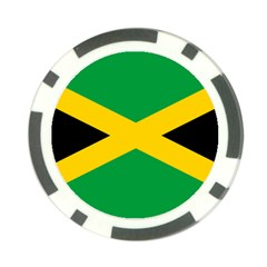 Jamaica Flag Poker Chip Card Guard by FlagGallery
