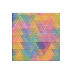 Triangle Pattern Mosaic Shape Satin Bandana Scarf