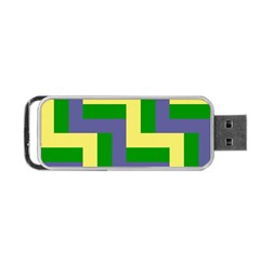 Seamless Background Pattern Portable Usb Flash (two Sides)