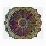Mandala Decorative Ornamental Small Glasses Cloth Front