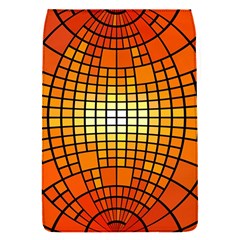 Pattern Background Rings Circle Orange Removable Flap Cover (s)