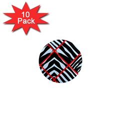 Model Abstract Texture Geometric 1  Mini Magnet (10 Pack) 