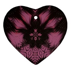 Glitch Art Grunge Distortion Ornament (heart) by Mariart