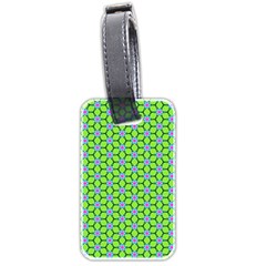 Pattern Green Luggage Tag (two Sides) by Mariart