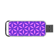 Purple Portable Usb Flash (two Sides) by HermanTelo
