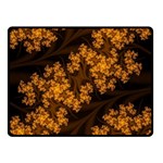 Abstract Fractal Pattern Artwork Flora Fleece Blanket (Small) 50 x40  Blanket Front