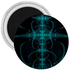 Abstract Art Design Digital 3  Magnets