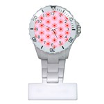 Texture Star Backgrounds Pink Plastic Nurses Watch Front