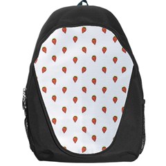Cartoon Style Strawberry Pattern Backpack Bag by dflcprintsclothing