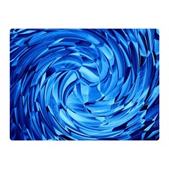 Strudel Blue White Light Blue Double Sided Flano Blanket (mini) 