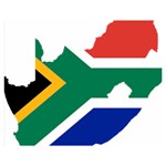 Africa Borders Country Flag Double Sided Flano Blanket (Medium)  60 x50  Blanket Front