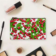 Cherry Leaf Fruit Summer Cosmetic Bag (small)