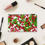 Cherry Leaf Fruit Summer Cosmetic Bag (Small) Back