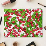 Cherry Leaf Fruit Summer Cosmetic Bag (XL) Back