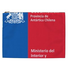 Seal Of Antártica Chilena Province Cosmetic Bag (xxl) by abbeyz71