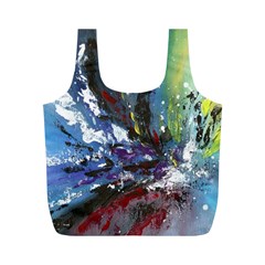 Original Abstract Art Full Print Recycle Bag (m)