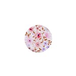 Flowers Watercolor 1  Mini Buttons Front