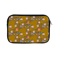 Textile Flowers Pattern Apple Ipad Mini Zipper Cases by HermanTelo