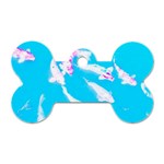 Koi Carp Scape Dog Tag Bone (One Side) Front