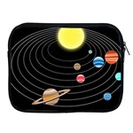 Solar System Planets Sun Space Apple iPad 2/3/4 Zipper Cases Front